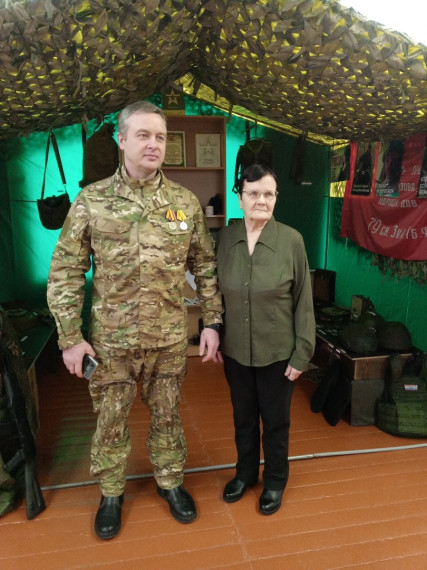 Встреча с бывшим выпускником нашей школы.